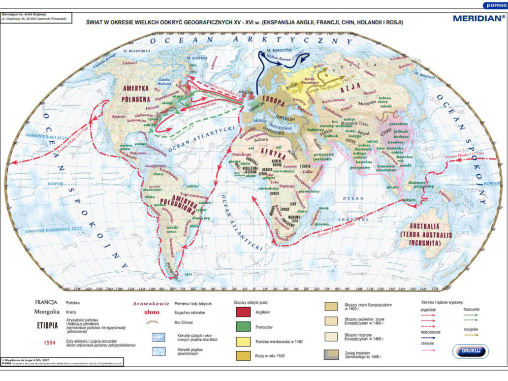 Ekspansja Anglii Francji Chin Holandii i Rosji