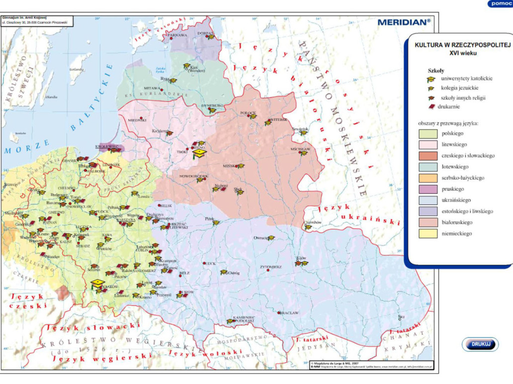 Kultura w Rzeczpospolitej w XVIw