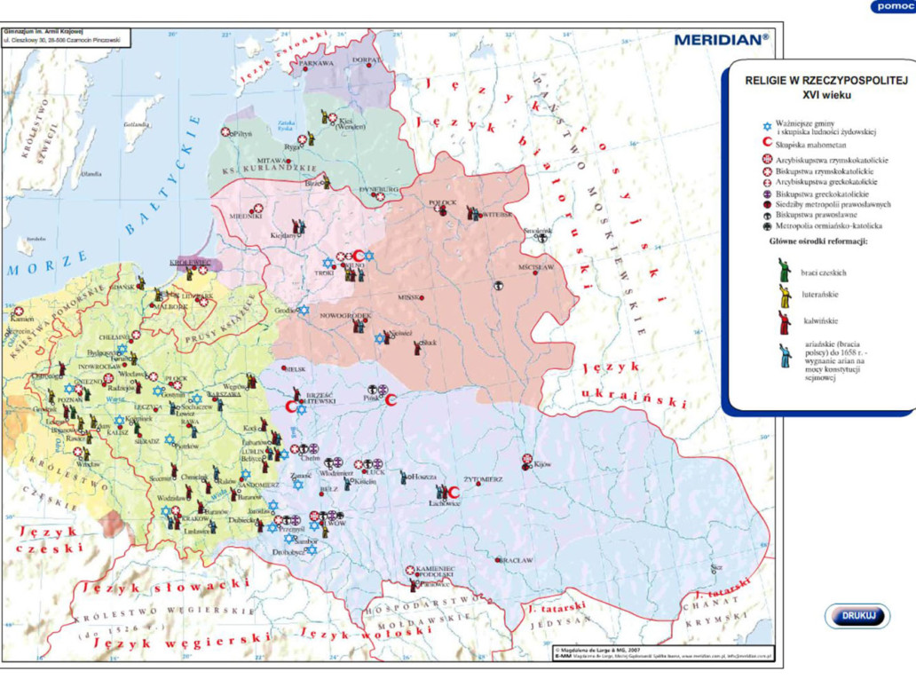 Religie w Rzeczypospolitej w XVIw